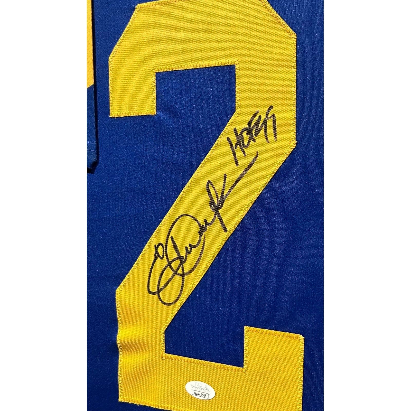 Eric Dickerson Signed Framed Jersey JSA Autographed Los Angeles Rams