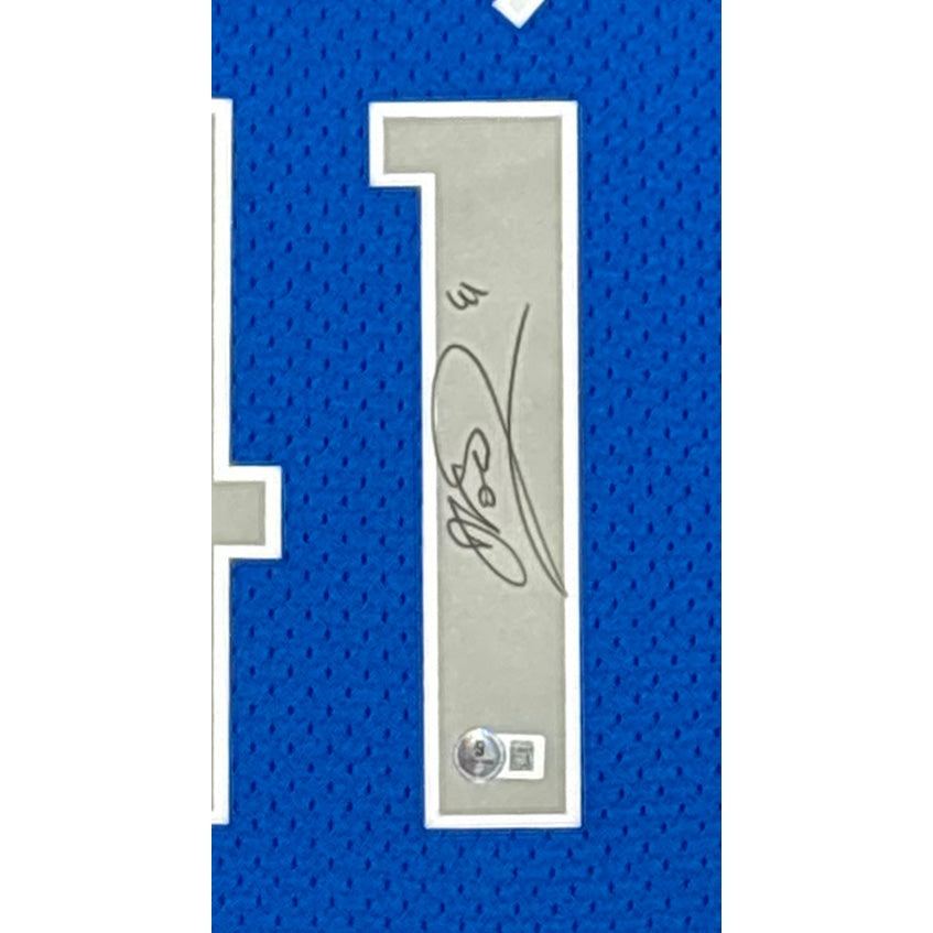Dirk Nowitzki Framed Jersey Beckett Autographed Signed Dallas Mavericks 2T