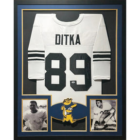 Mike Ditka Framed TB Jersey JSA Autographed Signed Pitt Panthers