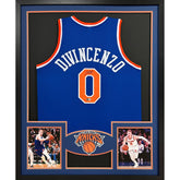 Donte DiVincenzo Signed Framed Jersey Beckett Autographed New York Knicks