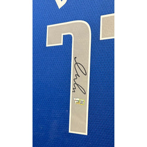 Luka Doncic Framed Signed Jersey Fanatics Autographed Dallas Mavericks