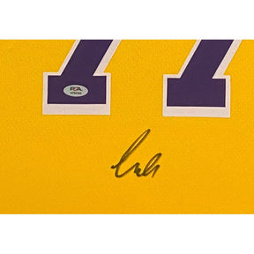 Luka Doncic Framed Signed Jersey PSA/DNA Autographed Lakers Los Angeles