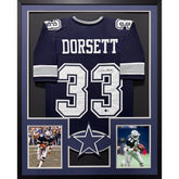 Tony Dorsett Signed Framed Jersey Beckett BAS Autographed Cowboys