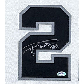 Tim Duncan Signed Framed Jersey PSA/DNA San Antonio Spurs Autographed