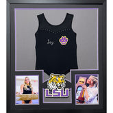 Livvy Dunne Framed Signed LSU Leotard Jersey JSA Autographed