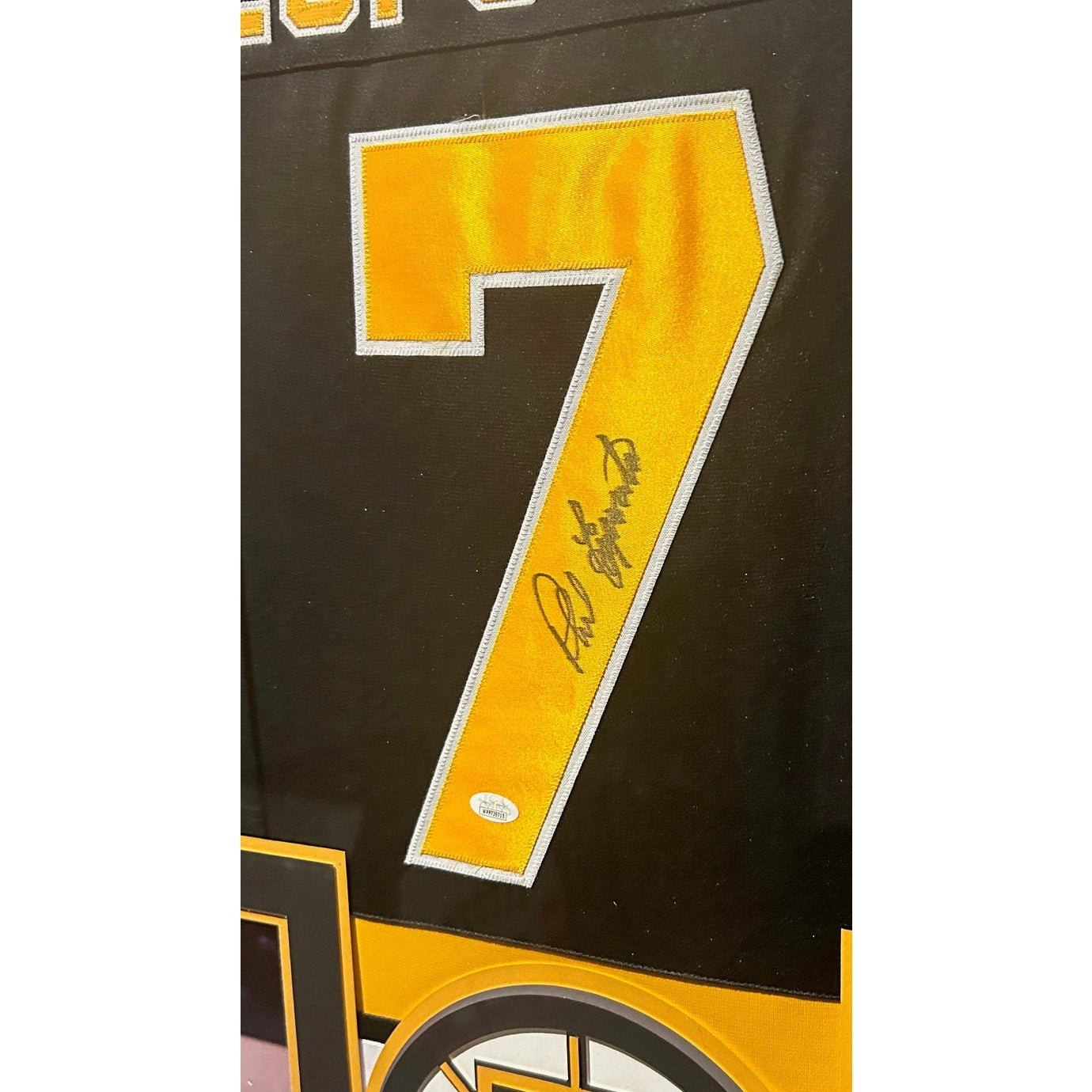 Phil Esposito Signed Framed Jersey JSA Autographed Boston Bruins