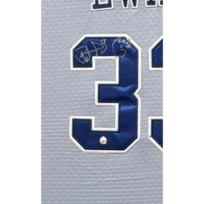 Patrick Ewing Framed Signed Jersey SteinerCX Autographed Georgetown IH