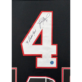 Brett Favre Framed Jersey Autographed Signed Favre COA Falcons Packers