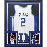 Cooper Flagg Framed Signed Jersey Beckett Autographed Duke Dallas Mavericks