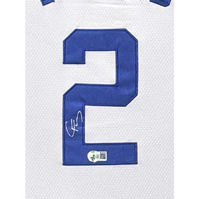 Cooper Flagg Framed Signed Jersey Beckett Autographed Duke Dallas Mavericks