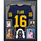 Ric Flair Framed Jersey JSA Autographed Signed 16 Time Champion Michigan