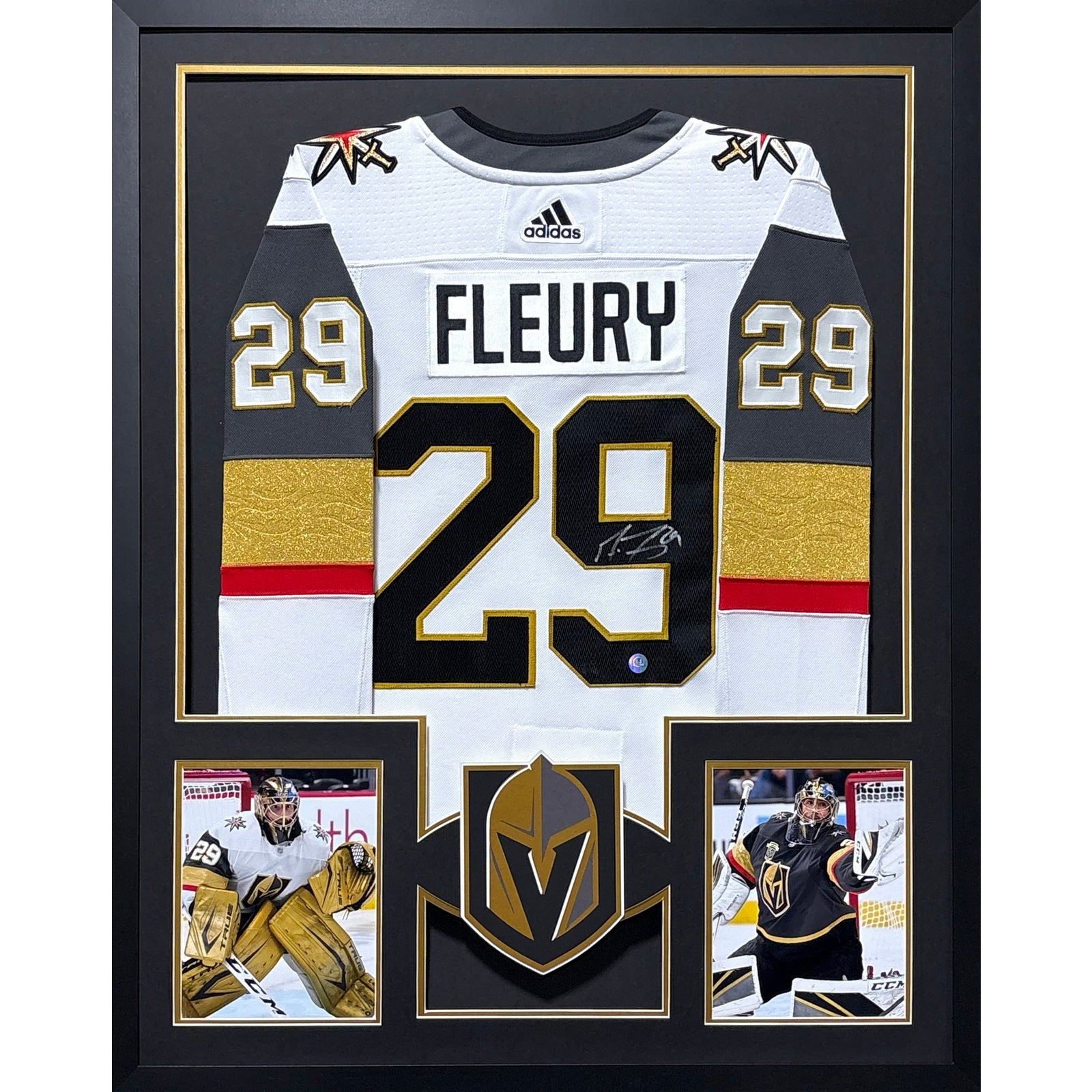 Marc-Andre Fleury Framed Signed Jersey COA Autographed Vegas Golden Knights