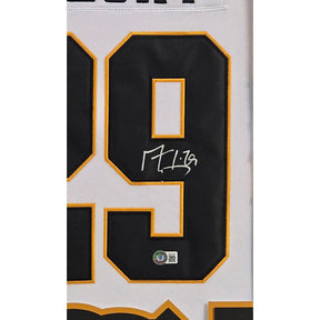 Marc-Andre Fleury Framed Signed White Jersey Beckett Autographed Penguins