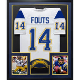 Dan Fouts Framed Signed Jersey JSA COA Autographed San Diego Chargers
