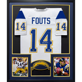 Dan Fouts Framed Signed Jersey JSA COA Autographed San Diego Chargers