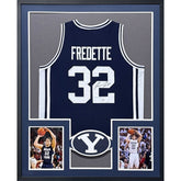 Jimmer Fredette Signed Framed Jersey JSA Autographed BYU