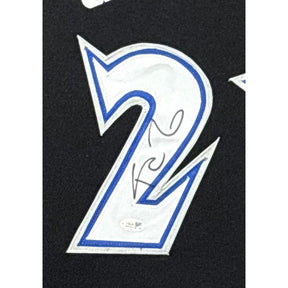 Kevin Garnett Framed Signed Timberwolves Black Jersey JSA Autographed
