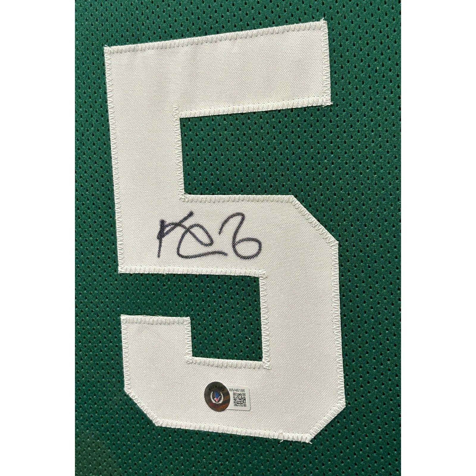 Kevin Garnett Framed Signed Celtics Jersey Beckett Autographed