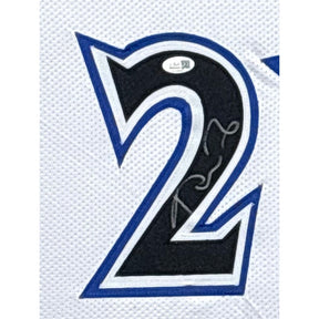 Kevin Garnett Framed Signed Timberwolves White Jersey Beckett Autographed