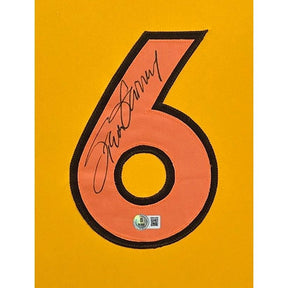 Steve Garvey Framed Jersey Beckett Autographed Signed San Diego Padres Yellow
