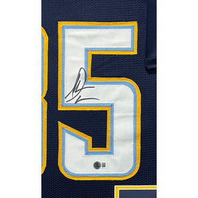 Antonio Gates Signed Framed Jersey Beckett Autographed San Diego Chargers