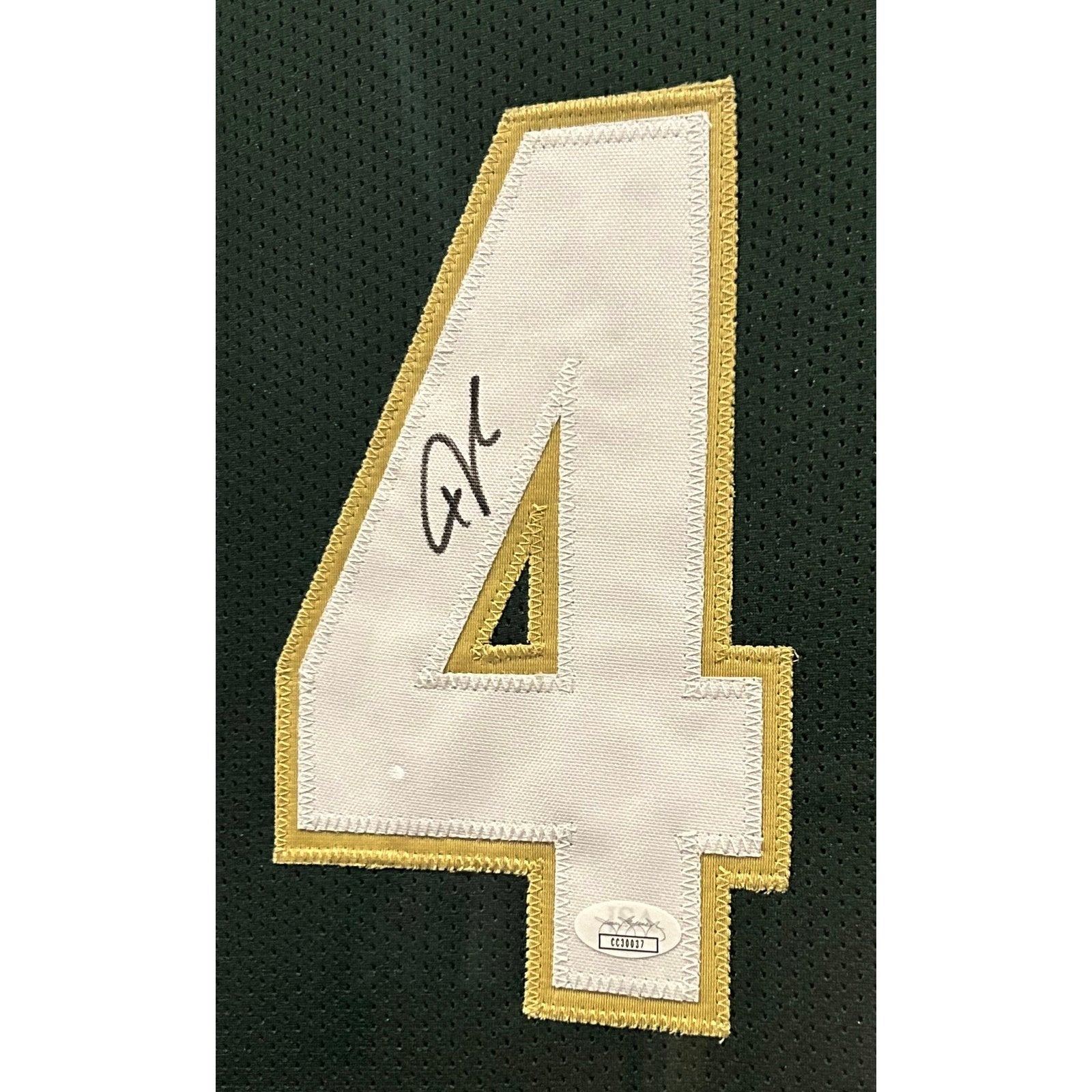 Giannis Antetokounmpo Framed Signed Jersey Beckett Autographed Milwaukee Bucks