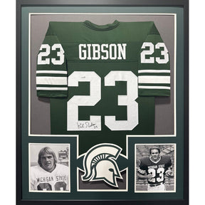 Kirk Gibson Framed Jersey JSA Autographed Signed Michigan State