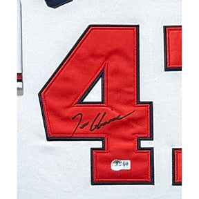 Tom Glavine Framed Signed Jersey Beckett Autographed Atlanta Braves Patches
