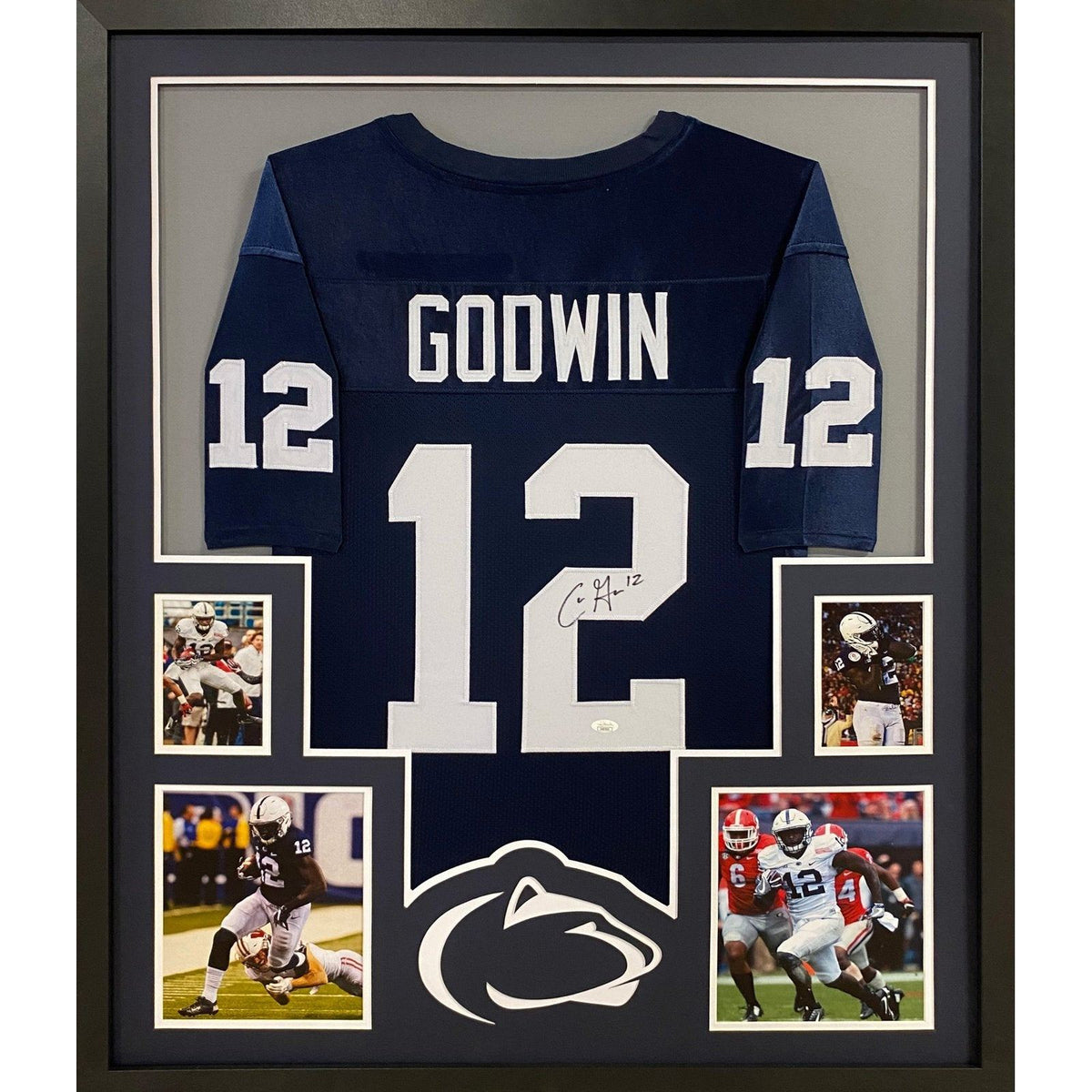 Chris Godwin Framed Signed Jersey JSA Autographed Penn State Nittany Lions