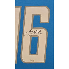 Jared Goff Framed Signed Jersey Fanatics Autographed Detroit Lions