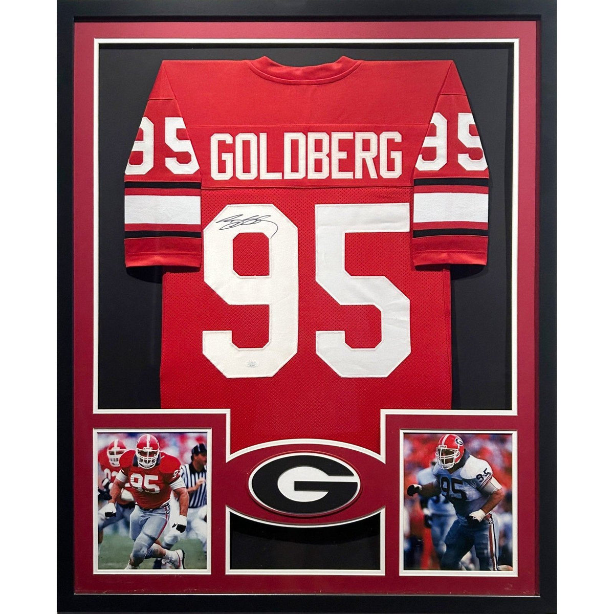 Bill Goldberg Framed Signed Jersey JSA Autographed Georgia Bulldogs WWF WCW