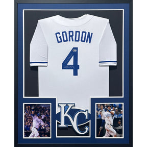 Alex Gordon Framed Jersey Beckett Autographed Signed Kansas City Royals