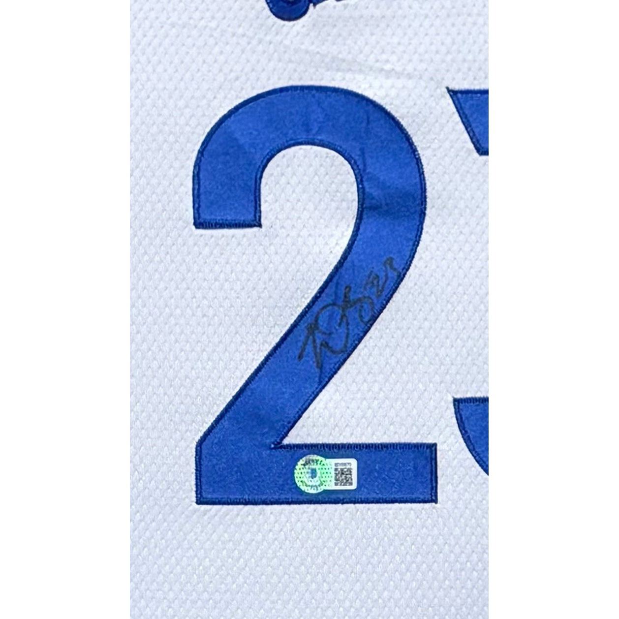 Draymond Green Framed White Jersey Autographed Signed Warriors Beckett
