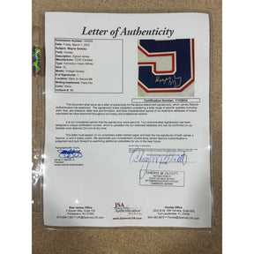 Wayne Gretzky Framed Signed Edmonton Oilers Jersey JSA Autographed 4P