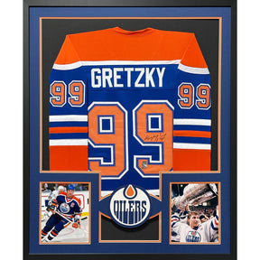 Wayne Gretzky Framed Signed Edmonton Oilers Jersey WGA Autographed COA