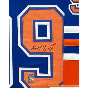 Wayne Gretzky Framed Signed Edmonton Oilers Jersey WGA Autographed COA