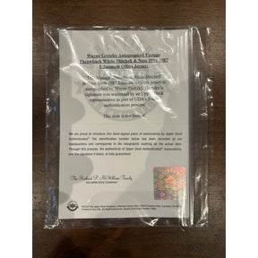 Wayne Gretzky Framed Signed Edmonton Oilers White Jersey UDA COA