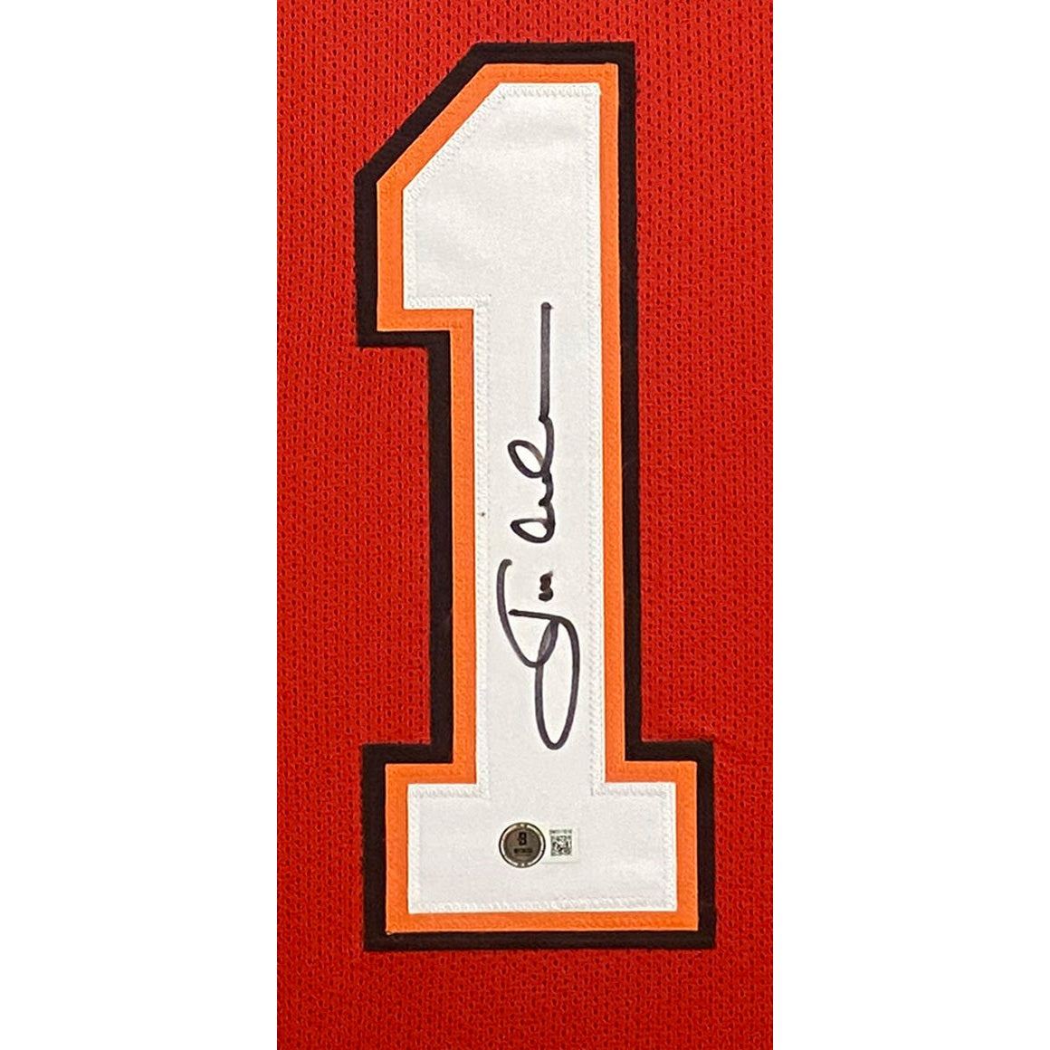 Jon Gruden Framed Signed Jersey Beckett Autographed Tampa Bay Buccaneers