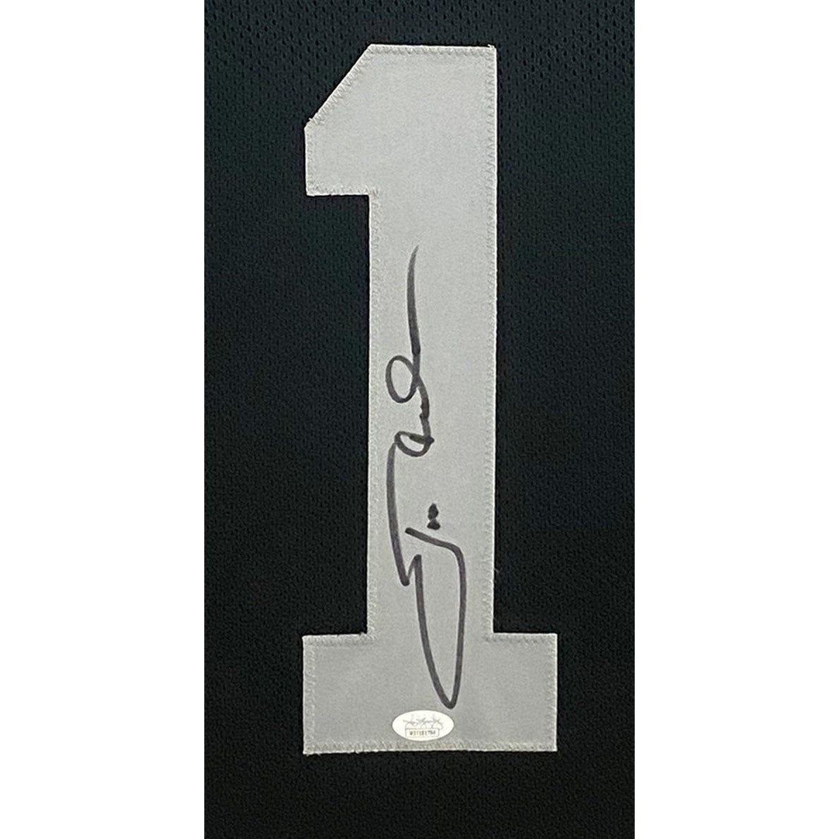 Jon Gruden Framed Signed Jersey JSA Autographed Raiders