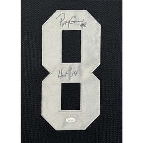Ray Guy Framed Jersey JSA Autographed Signed Oakland Raiders