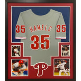 Cole Hamels Framed Jersey Beckett Autographed Signed Philadelphia Phillies