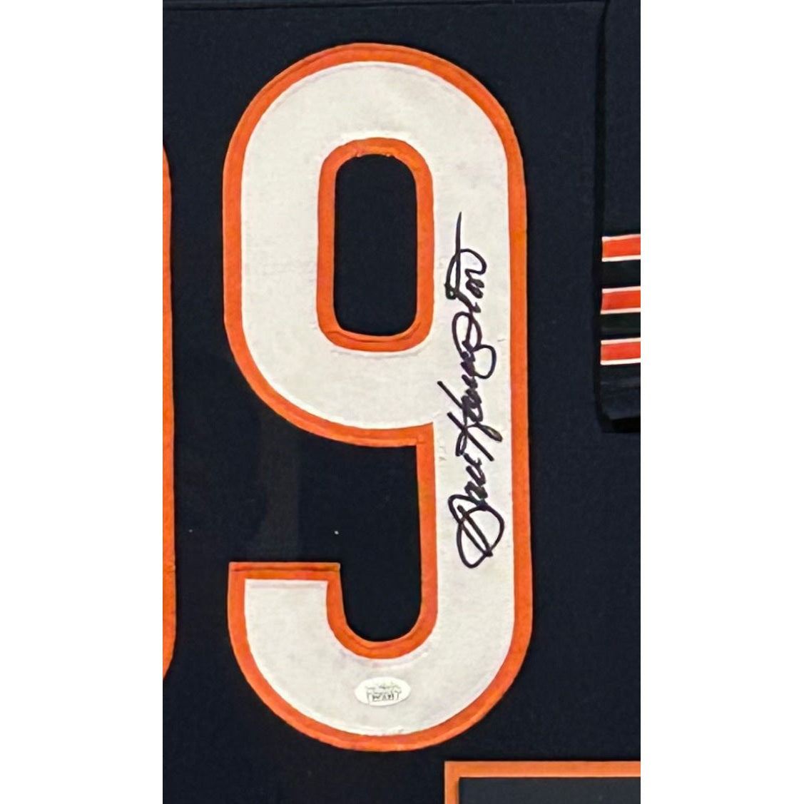 Dan Hampton Framed Signed Jersey JSA Autographed Chicago Bears