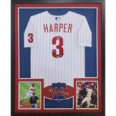 Bryce Harper Framed Signed Jersey Fanatics Autographed Philadelphia Phillies