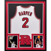 Dylan Harper Framed Signed Rutgers Jersey JSA COA Autographed