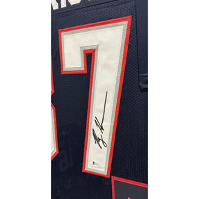 Rodney Harrison Signed Framed Jersey Beckett Autographed New England  Patriots