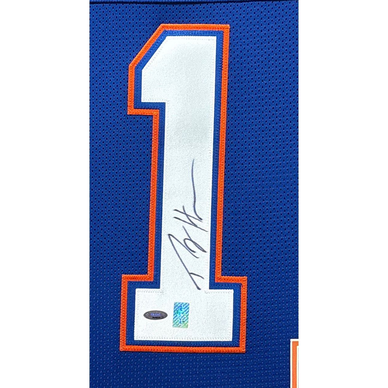 Percy Harvin Framed Jersey Tristar COA Autographed Signed Florida Gators