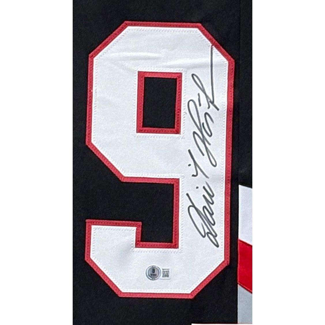 Dominik Hasek Framed Signed Buffalo Sabres Black Jersey JSA Autographed