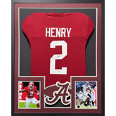 Derrick Henry Framed Signed Jersey PSA/DNA Autographed Alabama PC