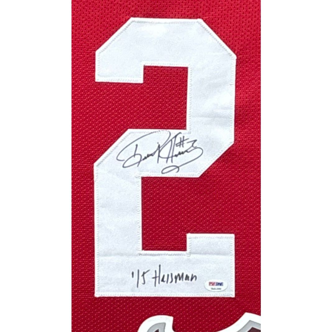Derrick Henry Framed Signed Jersey Beckett Autographed Alabama Crimson Tide