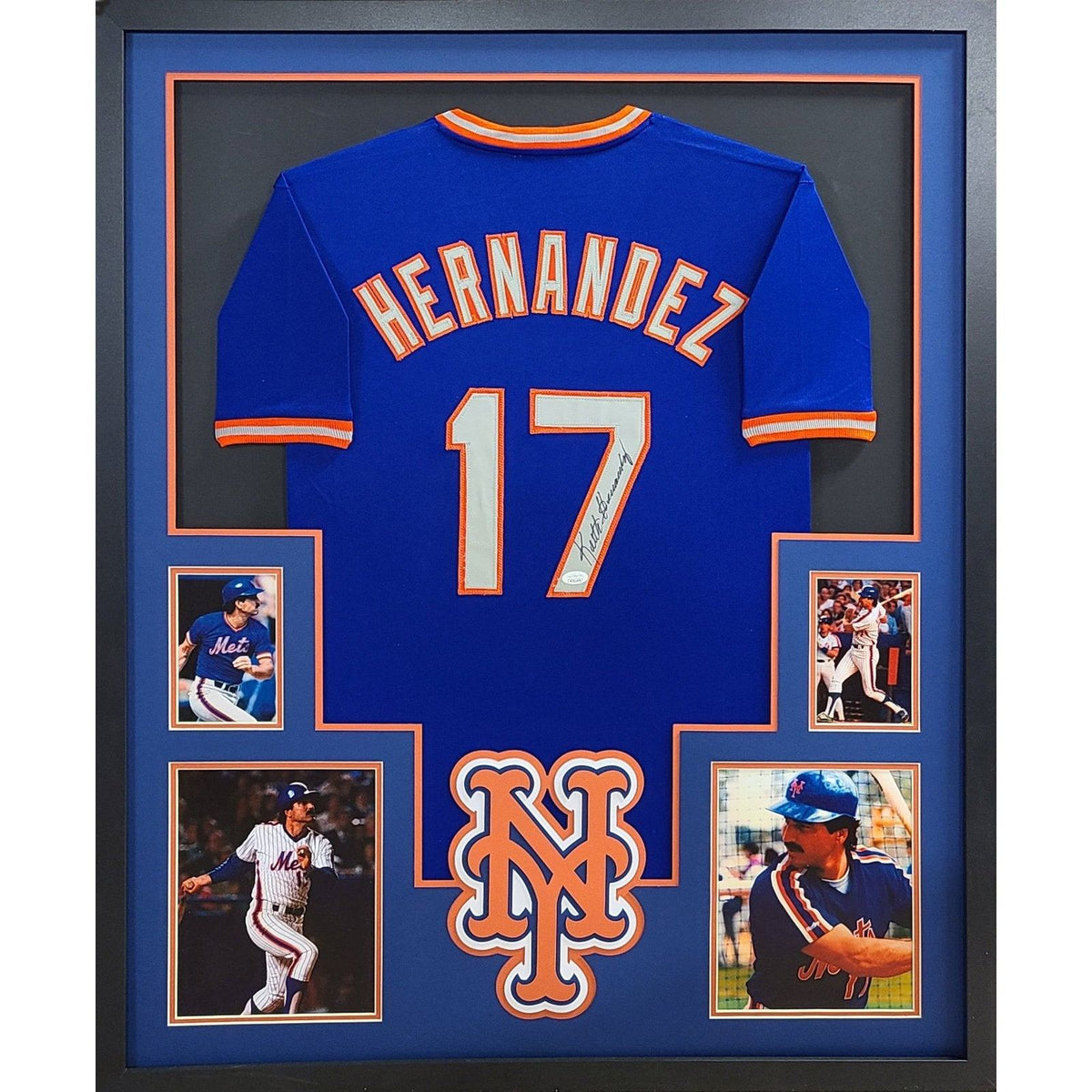 Keith Hernandez Signed Framed Jersey JSA Autographed New York Mets